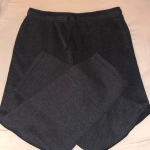 LONG COMFY DARK GRAY SWEATS